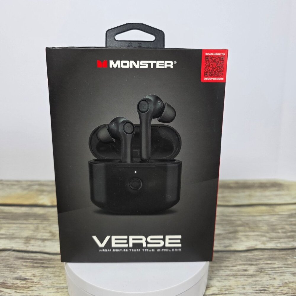 Monster Verse True Wireless Bluetooth Earbuds With Charging Case & Limited Lifet
